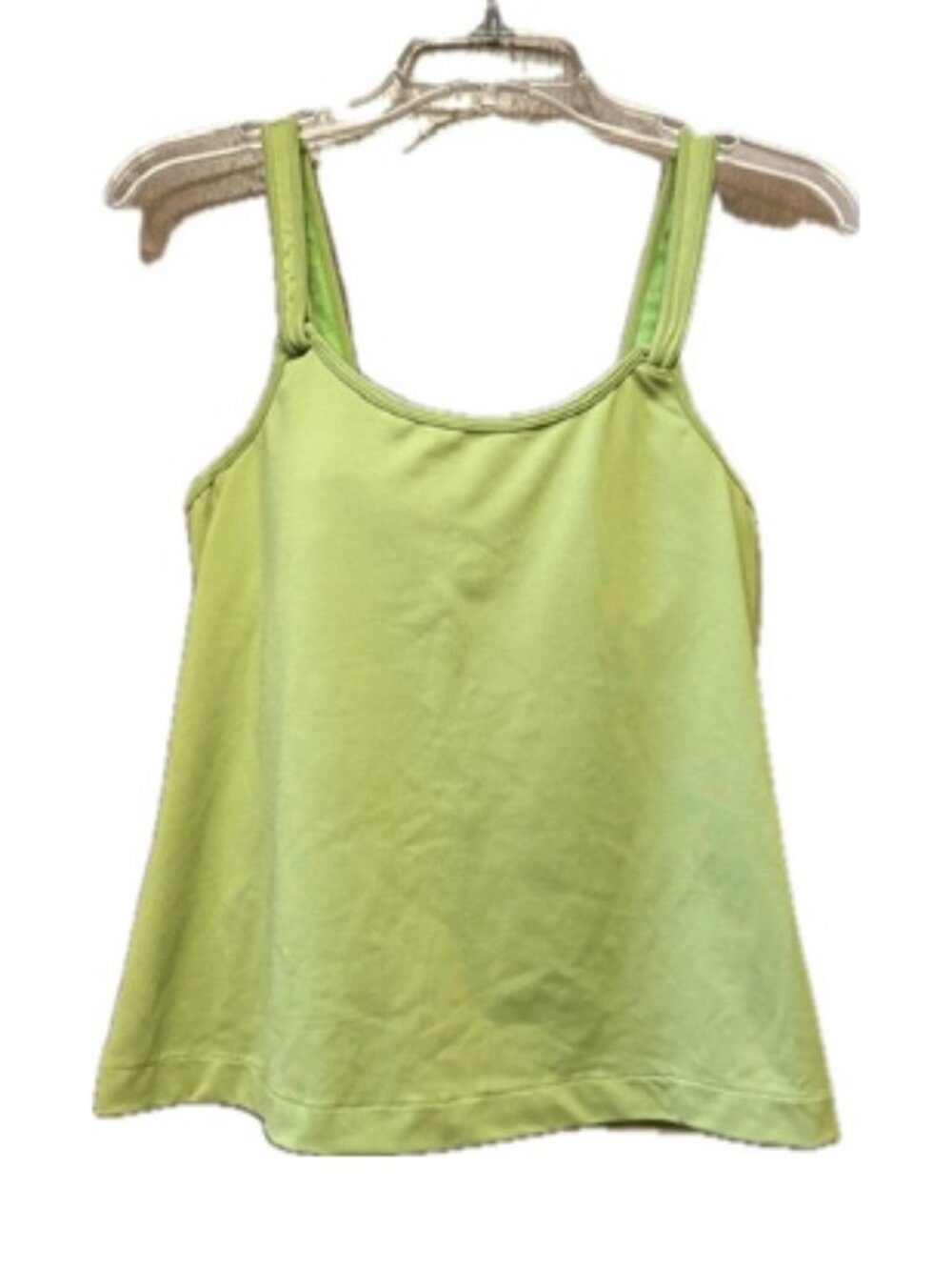 Sahalie green cami built-in bra size 34A